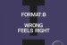 Format:B - Wrong Feels Right (2024)