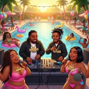 DJ TUTUSS - Feu (Feat Maurane Voyer, Bad Bitch Et Mikado) (2025)