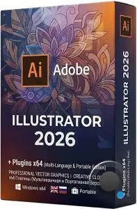 Adobe Illustrator 2026 30.8.2.7 + Plug-ins Portable [Multi/Rus]