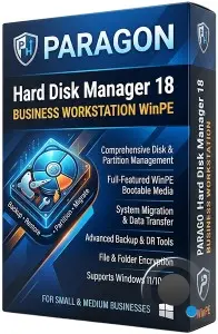 Paragon Hard Disk Manager 18 Business Workstation 18.19.0 WinPE [ENG]