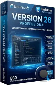 Emurasoft EmEditor Professional 26.3.0 + Portable [Multi/Rus]